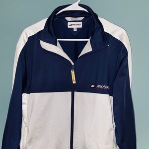 Vintage Tommy Hilfiger Athletics Zip up with hat